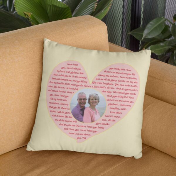 Linen Rustic Pillow Cover 16x16 or 18x18 with Filling Thumbnail