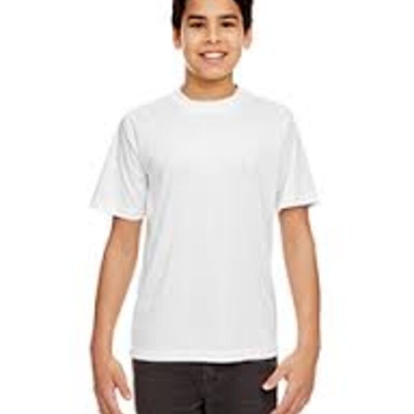 Sublimatable UltraClub® Youth Cool & Dry Sport Performance Interlock Tee Thumbnail