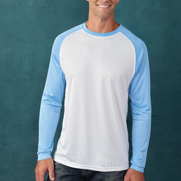 Paragon Contrast Long Sleeve Raglan T-shirt Thumbnail