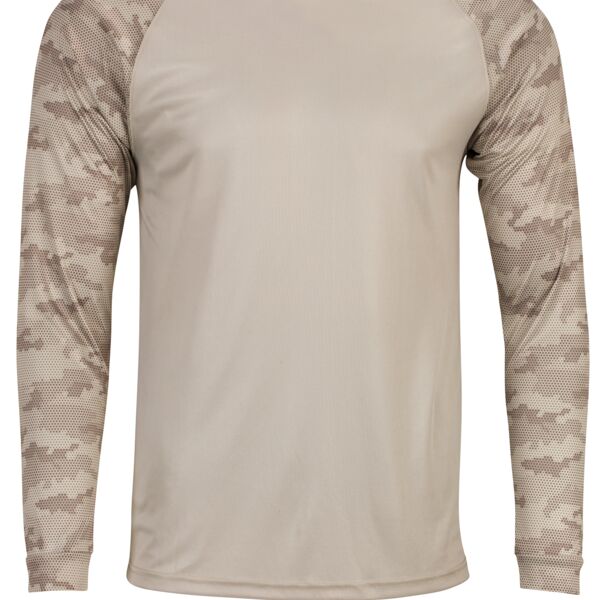 Adult Cayman Camo Long Sleeve Raglan Tee  Thumbnail