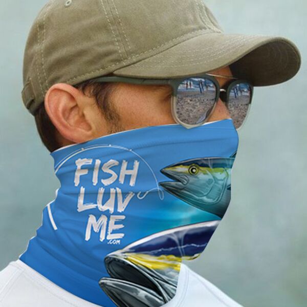 Fish Luv Me - Neck Gaiter-Face Mask Thumbnail