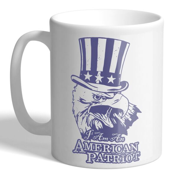 I Am An American Patriot -American Eagle - 11oz Coffee Mug Thumbnail