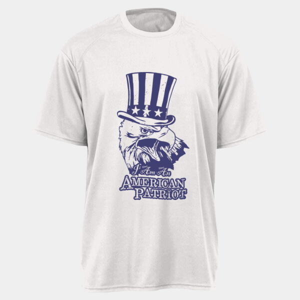 AMERICAN PATRIOTIC EAGLE ON YOUTH SOFT DRY-FIT SHIRT FOR KIDS- BIRTHDAYS - CHRISTMAS Thumbnail