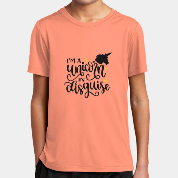 Youth I'm A Unicorn in Disguise Soft T-shirt Thumbnail