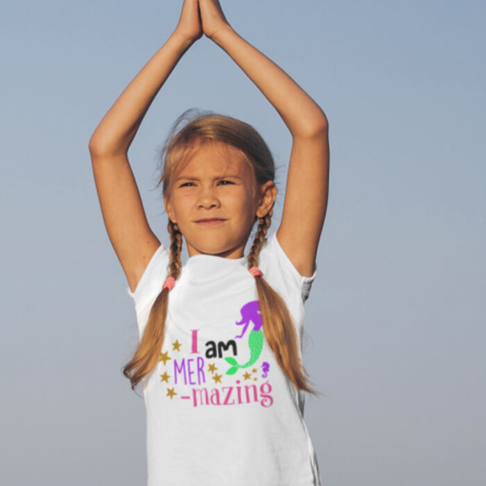 I Am Mer-Mazing Soft T-shirt for Girls Thumbnail