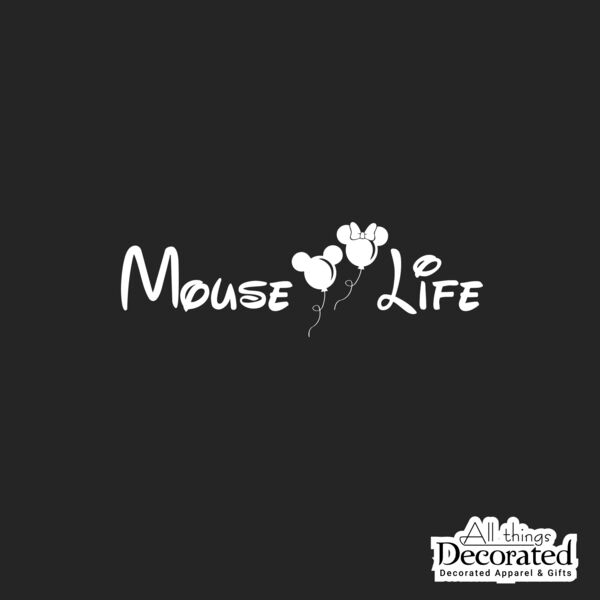 Mouse - Disney MOUSE LIFE Car Laptop Decal Sticker Thumbnail