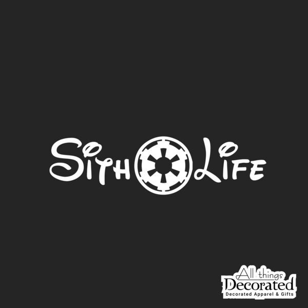 Sith - Disney SITH LIFE Car Laptop Decal Sticker Thumbnail