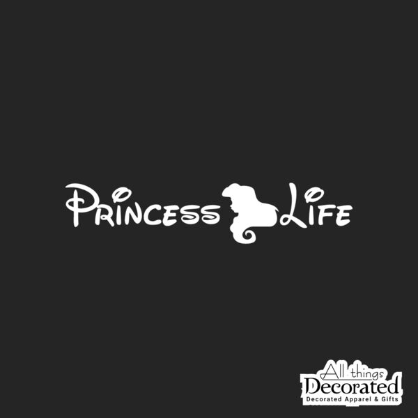  - Disney PRINCESS LIFE Car Laptop Decal Sticker Thumbnail