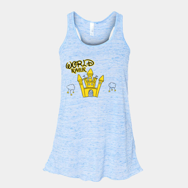 Disney World Traveler Women's Flowy Racerback Tank Thumbnail