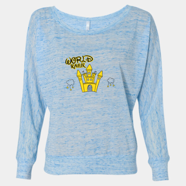 Disney World Traveler Ladies Flowy Long Sleeve Top Thumbnail