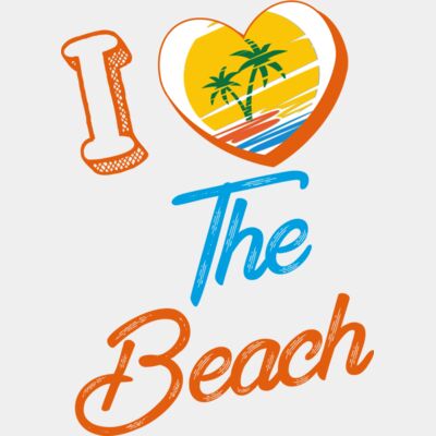 I Love the Beach Design Thumbnail