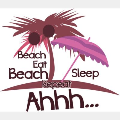 Beach eat Beach sleep repeat  Thumbnail