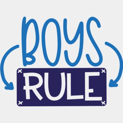 Boys Rule Design Thumbnail