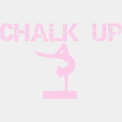 Chalk Up on Balance Beam Gymnastic Design Thumbnail