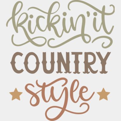 Kickin It Country Style Design Thumbnail