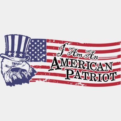 American Patriot Eagle with USA Flag Thumbnail