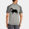Mens Sublimated PosiCharge Tri Blend Wicking Raglan Tee Thumbnail