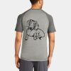 Mens Sublimated PosiCharge Tri Blend Wicking Raglan Tee Thumbnail
