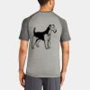 Mens Sublimated PosiCharge Tri Blend Wicking Raglan Tee Thumbnail