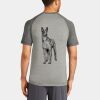 Mens Sublimated PosiCharge Tri Blend Wicking Raglan Tee Thumbnail