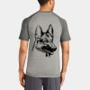 Mens Sublimated PosiCharge Tri Blend Wicking Raglan Tee Thumbnail