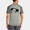 Mens Sublimated PosiCharge Tri Blend Wicking Raglan Tee Thumbnail