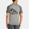 Mens Sublimated PosiCharge Tri Blend Wicking Raglan Tee Thumbnail