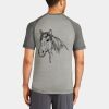 Mens Sublimated PosiCharge Tri Blend Wicking Raglan Tee Thumbnail