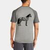 Mens Sublimated PosiCharge Tri Blend Wicking Raglan Tee Thumbnail