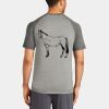 Mens Sublimated PosiCharge Tri Blend Wicking Raglan Tee Thumbnail