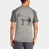 Mens Sublimated PosiCharge Tri Blend Wicking Raglan Tee Thumbnail