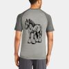 Mens Sublimated PosiCharge Tri Blend Wicking Raglan Tee Thumbnail