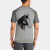 Mens Sublimated PosiCharge Tri Blend Wicking Raglan Tee Thumbnail