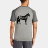 Mens Sublimated PosiCharge Tri Blend Wicking Raglan Tee Thumbnail