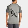 Mens Sublimated PosiCharge Tri Blend Wicking Raglan Tee Thumbnail