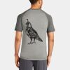 Mens Sublimated PosiCharge Tri Blend Wicking Raglan Tee Thumbnail