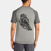 Mens Sublimated PosiCharge Tri Blend Wicking Raglan Tee Thumbnail