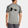 Mens Sublimated PosiCharge Tri Blend Wicking Raglan Tee Thumbnail