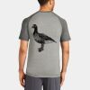 Mens Sublimated PosiCharge Tri Blend Wicking Raglan Tee Thumbnail