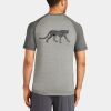 Mens Sublimated PosiCharge Tri Blend Wicking Raglan Tee Thumbnail