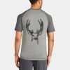 Mens Sublimated PosiCharge Tri Blend Wicking Raglan Tee Thumbnail