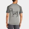 Mens Sublimated PosiCharge Tri Blend Wicking Raglan Tee Thumbnail