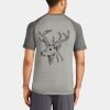 Mens Sublimated PosiCharge Tri Blend Wicking Raglan Tee Thumbnail