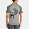 Mens Sublimated PosiCharge Tri Blend Wicking Raglan Tee Thumbnail