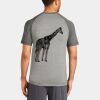 Mens Sublimated PosiCharge Tri Blend Wicking Raglan Tee Thumbnail