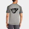 Mens Sublimated PosiCharge Tri Blend Wicking Raglan Tee Thumbnail