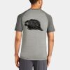 Mens Sublimated PosiCharge Tri Blend Wicking Raglan Tee Thumbnail