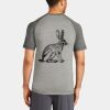 Mens Sublimated PosiCharge Tri Blend Wicking Raglan Tee Thumbnail