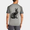 Mens Sublimated PosiCharge Tri Blend Wicking Raglan Tee Thumbnail