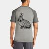 Mens Sublimated PosiCharge Tri Blend Wicking Raglan Tee Thumbnail